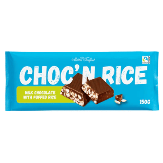 MAITRE CHOC'N RICE MILK CHOCOLATE 150G